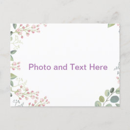 Postal Diseño personalizado de Bloom