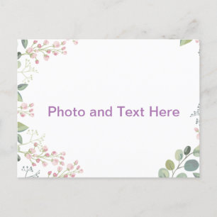 Postal Diseño personalizado de Bloom