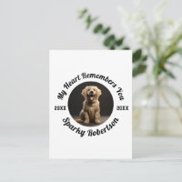 Diseño personalizado de recuerdo y memoria de perr
