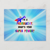 Diseño personalizado de superhéroes farmacéuticos