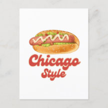 Diseño personalizar Chicago Style Hot Dog Gift Hot