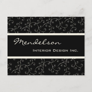 Postal Diseño profesional del Deco formal Dos