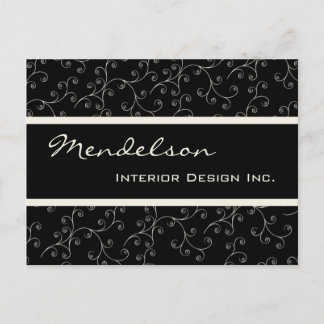 Postal Diseño profesional del Deco formal Dos