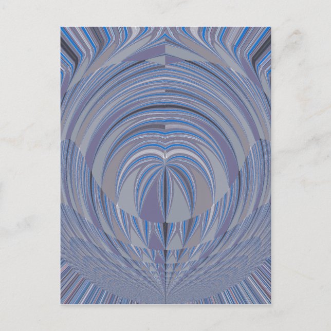 Postal Diseño sin problemas de corazón grande (Anverso)