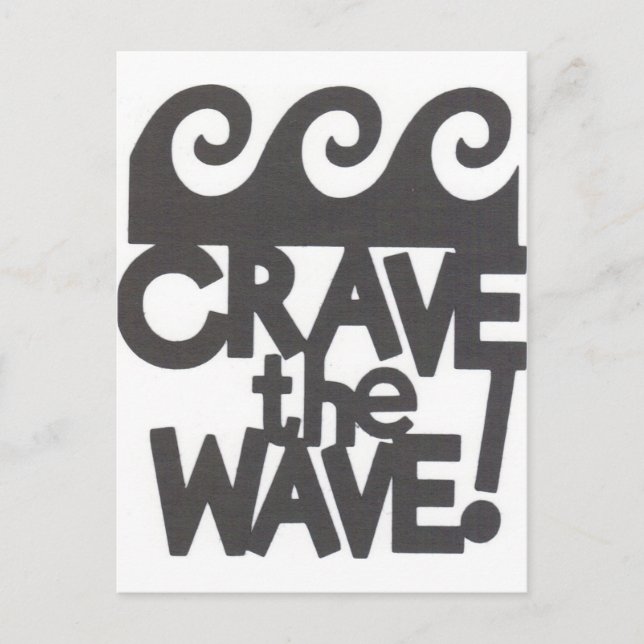 Postal diseño surfista (Anverso)