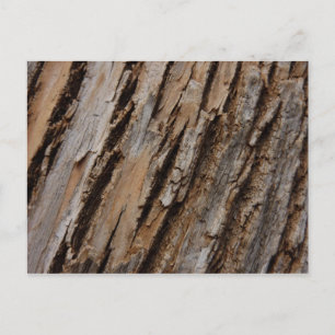 Postal Diseño textil de barbilla de árbol I Resumen natur