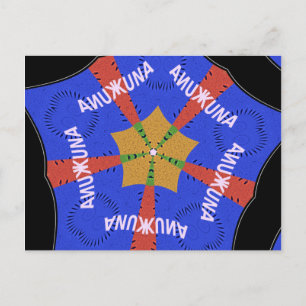 Postal Diseño tribal africano: Hakuna Matata