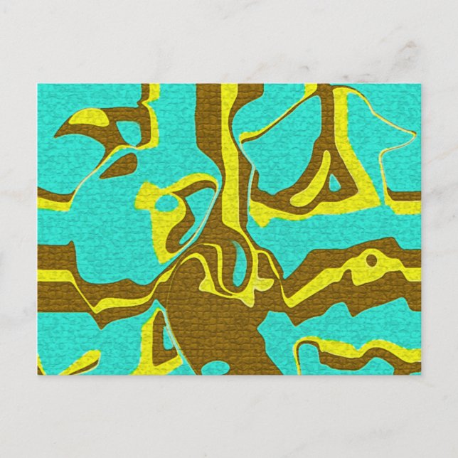 Postal Diseño turquesa (Anverso)