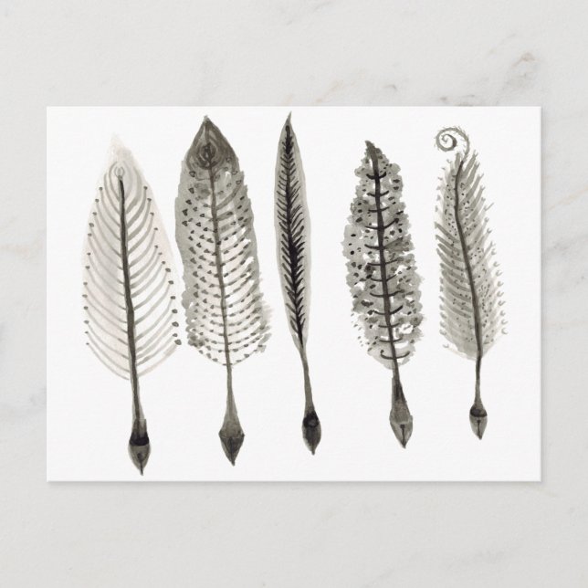 Postal Diseño victoriano Quills Ink (Anverso)