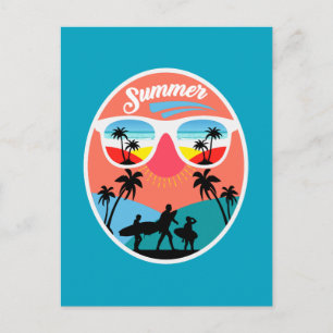 Postal Diseño Vintage de Verano-68265