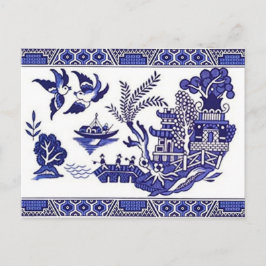 Postal Diseño Willow Blue Classic
