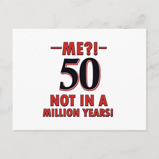 Postal Diseños de 50 años (Anverso)