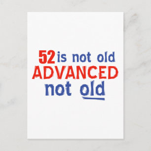 Postal Diseños de 52 años de edad