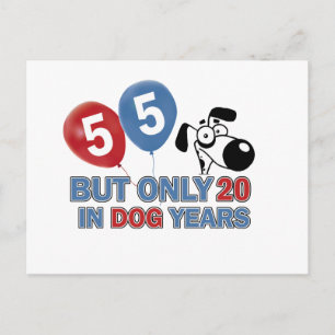 Postal Diseños de 55 años de edad