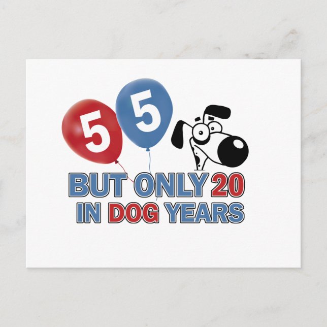 Postal Diseños de 55 años de edad (Anverso)