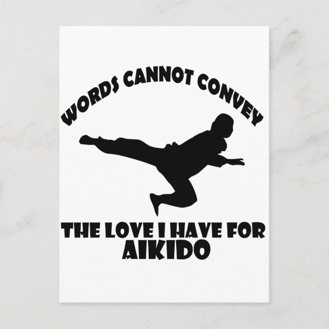 Postal Diseños de Aikido (Anverso)