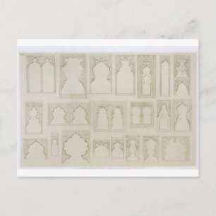 Postal Diseños de arco islámico y morisco para balcones, 