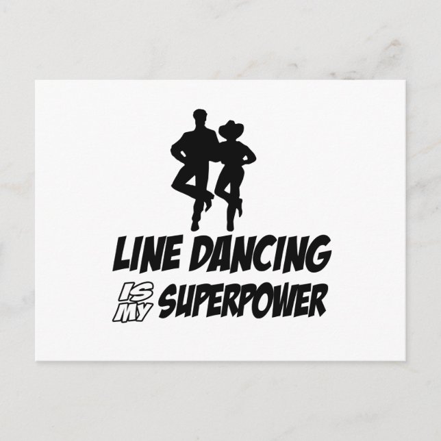 Postal Diseños de baile de Guay LINE (Anverso)