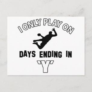 Postal Diseños de balonmano