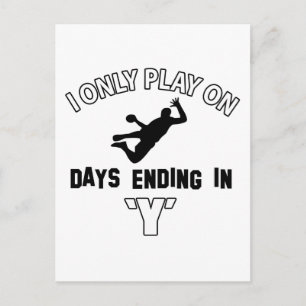 Postal Diseños de balonmano