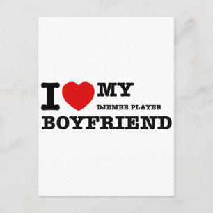 Postal Diseños de Boyfriend para jugadores de Djembe