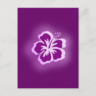 Postal diseños de brillo púrpura