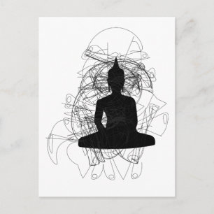 Postal Diseños de Buddha Modernos Energías