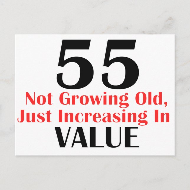 Postal DISEÑOS DE CUMPLEAÑOS DE Guay DE 55 AÑOS (Anverso)