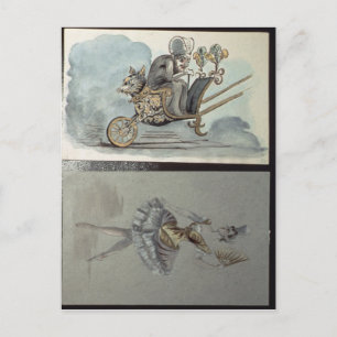 Postal Diseños de disfraces para el ballet