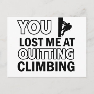 Postal Diseños de escalada de rocas