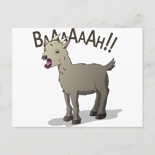 Postal Diseños de fideos de garras gritando (Anverso)