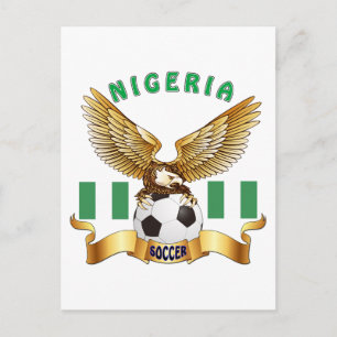 Postal Diseños de fútbol de Nigeria