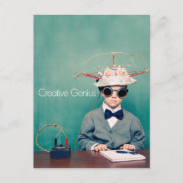 Postal Diseños de genios creativos