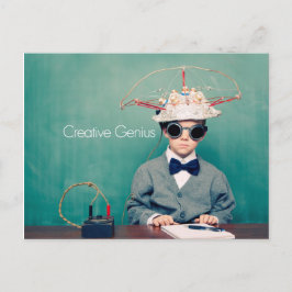 Postal Diseños de genios creativos