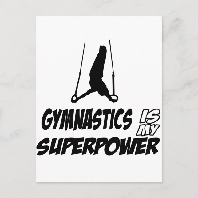 Postal Diseños de gimnasia (Anverso)