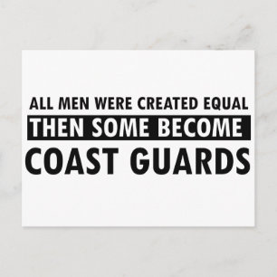 Postal Diseños de guardias costeros