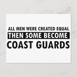 Postal Diseños de guardias costeros
