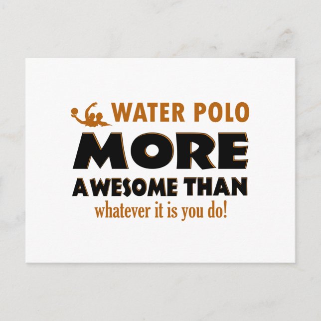 Postal Diseños de Guay Water Polo (Anverso)