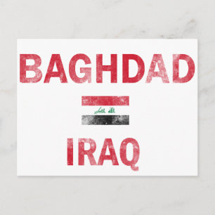 Postal Diseños de Irak en Bagdad
