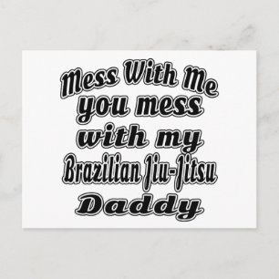 Postal Diseños de Jiu-Jitsu brasileño de Guay