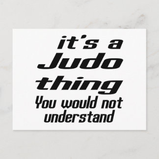 Postal Diseños de judo Thing