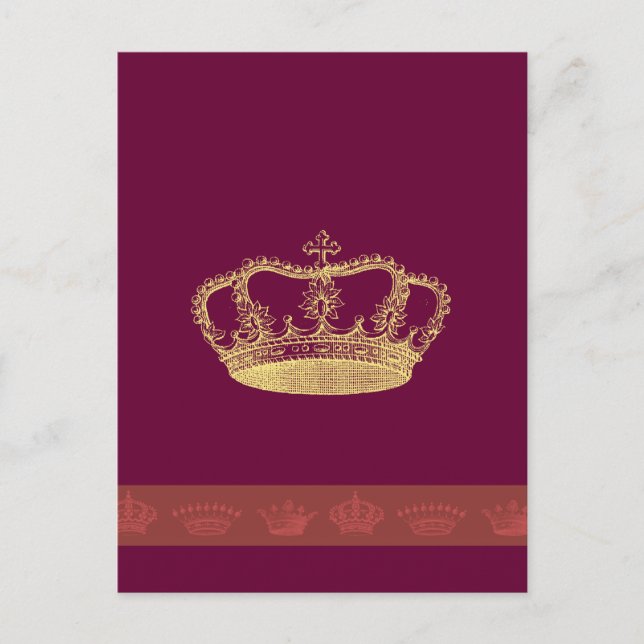 Postal Diseños de la Corona (Anverso)