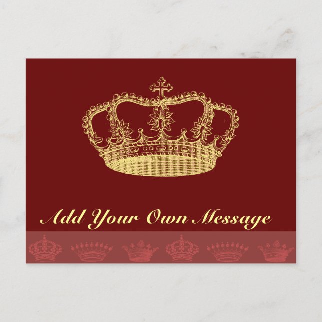 Postal Diseños de la Corona (Anverso)