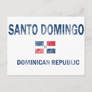 Postal Diseños de la República Dominicana de Santo Doming