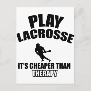 Postal Diseños de Lacrosse