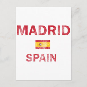 Postal Diseños de Madrid España