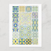 Diseños de mosaico geométrico de la Alhambra en Es