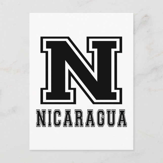 Postal Diseños de Nicaragua (Anverso)