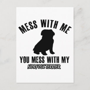 Postal Diseños de Norfolk terrier