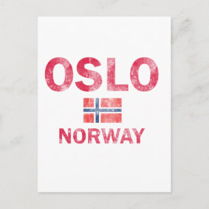 Postal Diseños de Oslo Noruega